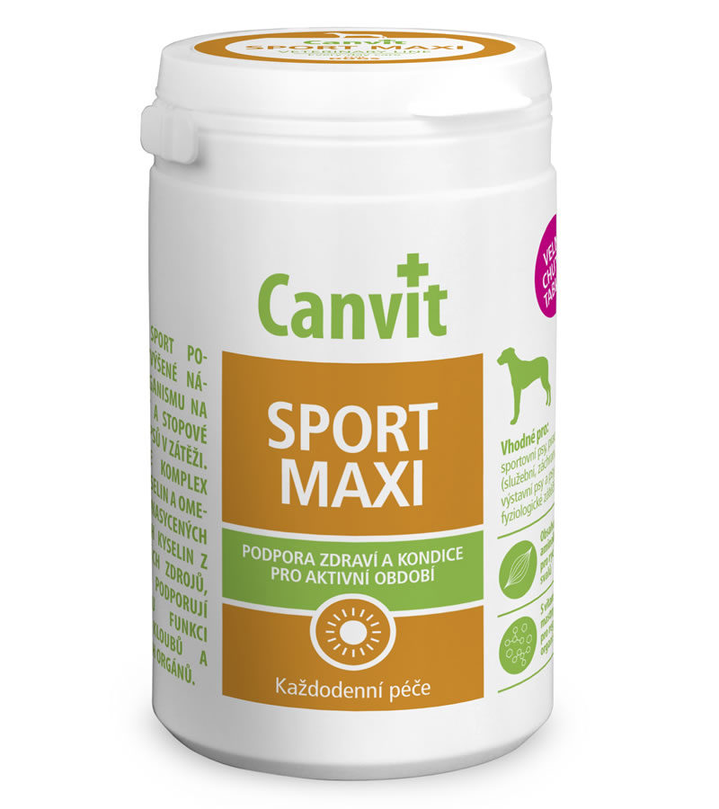 Canvit Sport MAXI pro psy ochucený 230g