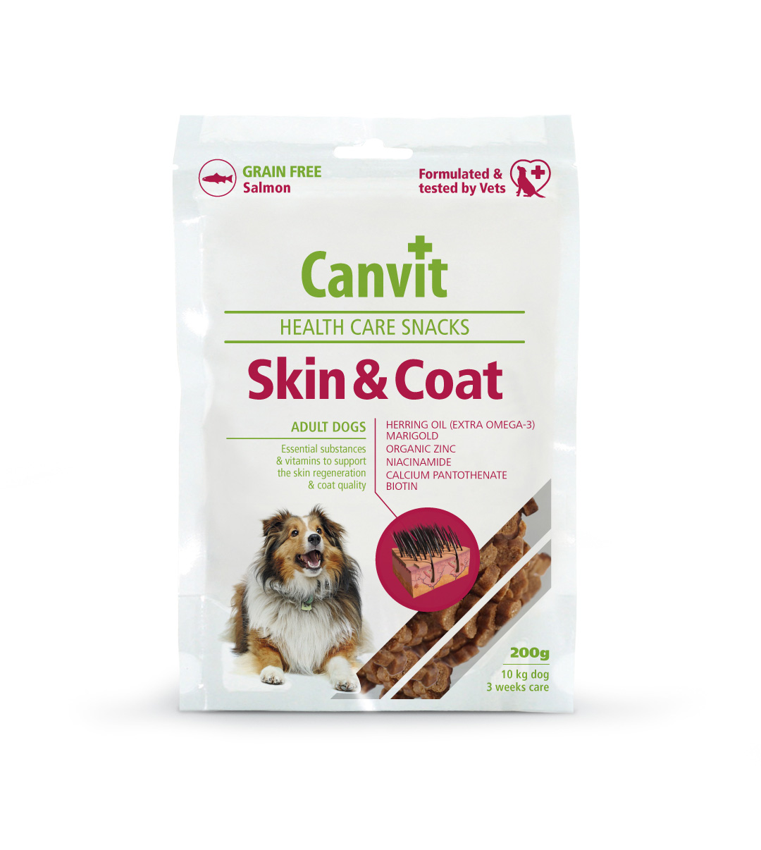 Canvit Snacks Skin & Coat 200g