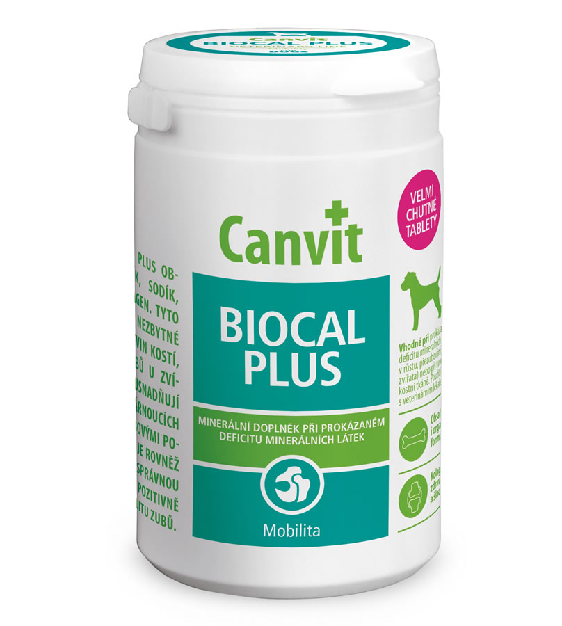 Canvit Biocal Plus pro psy ochucený 500g