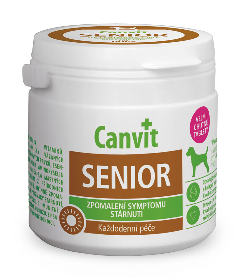 Canvit Senior pro psy ochucený 100g