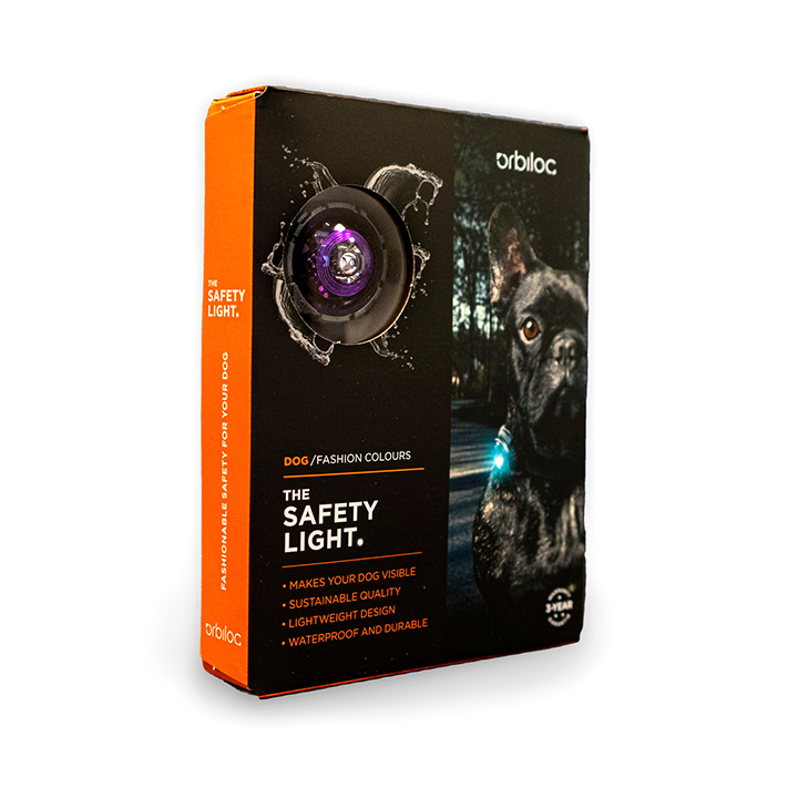 Orbiloc Purple LED světlo na obojek